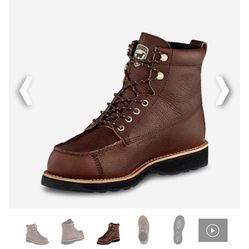 SIZE 9 RED WING BY IRISH SETTER WATERPROOF LEATHER BRAND NEW 