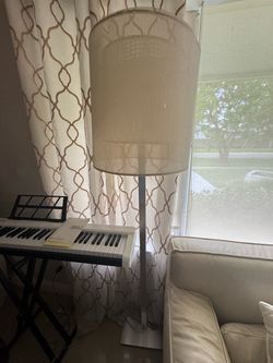 Two standing lamps
