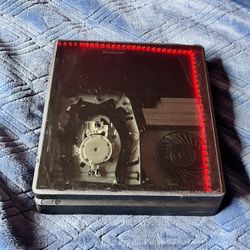 ps4 slim with wires and controller 