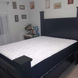 Queen bedroom set and mattress