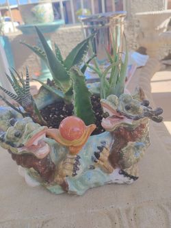 Planter with Cacti