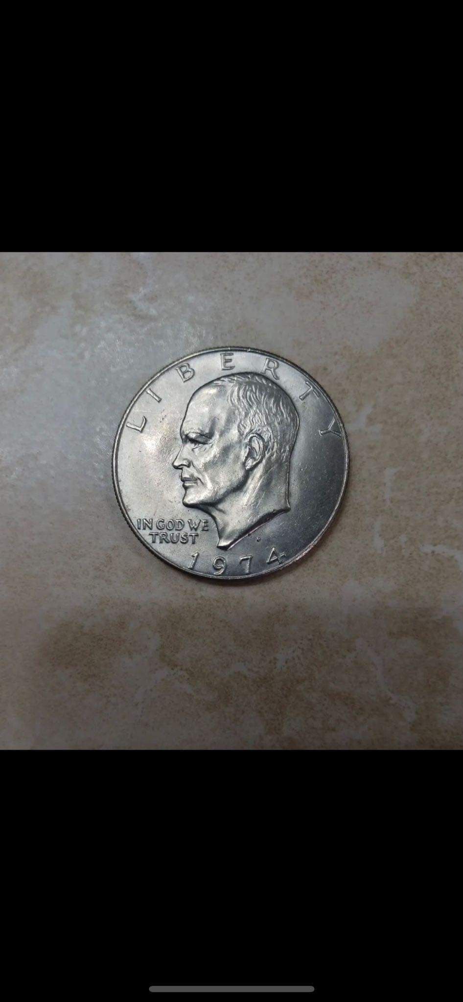 Vintage 1974 One Dollar Silver Liberty