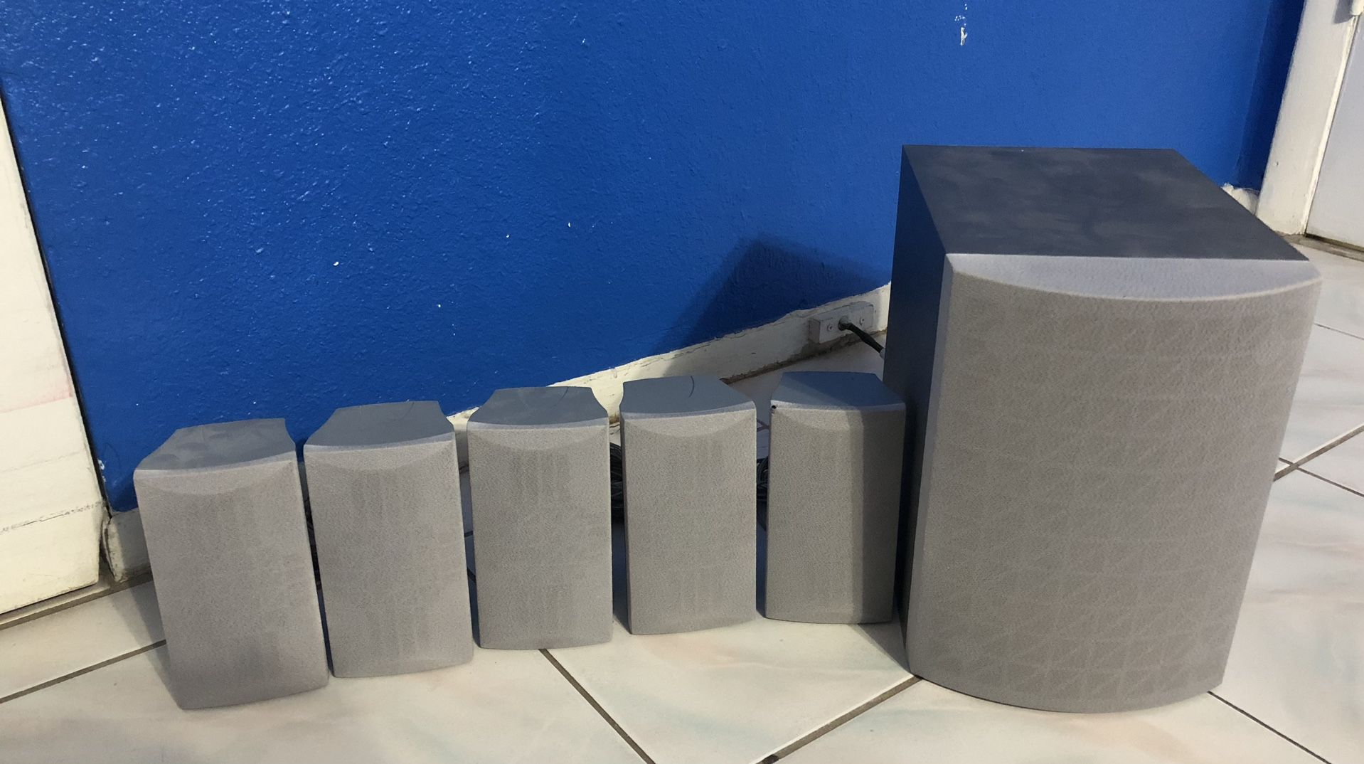 Home Theater System Subwoofer and Speakers Impedance 6 Ohm & 8 Ohm (all for $30)