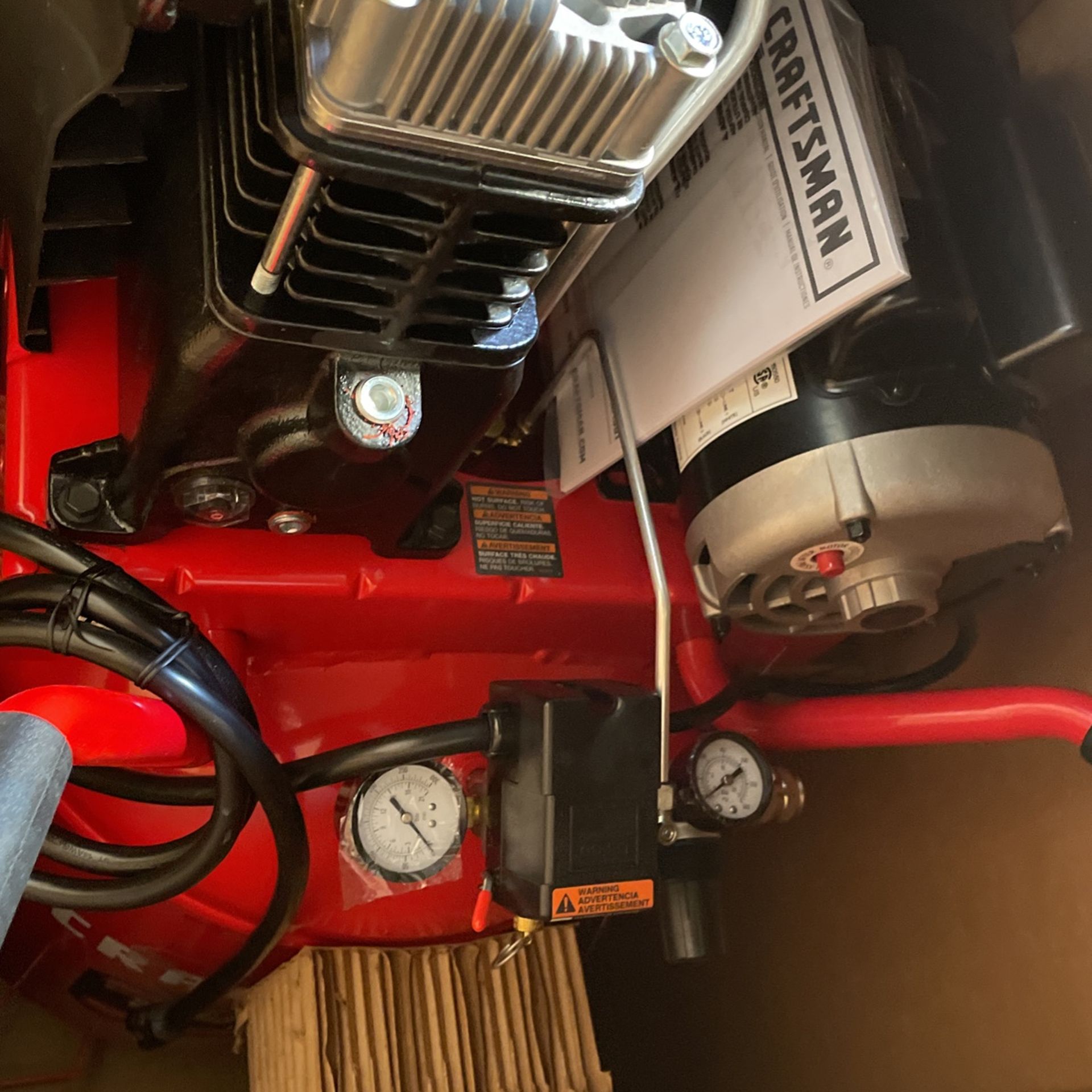 New Craftsman 30Gallon Single Stage Portable Corded Electric Vertical