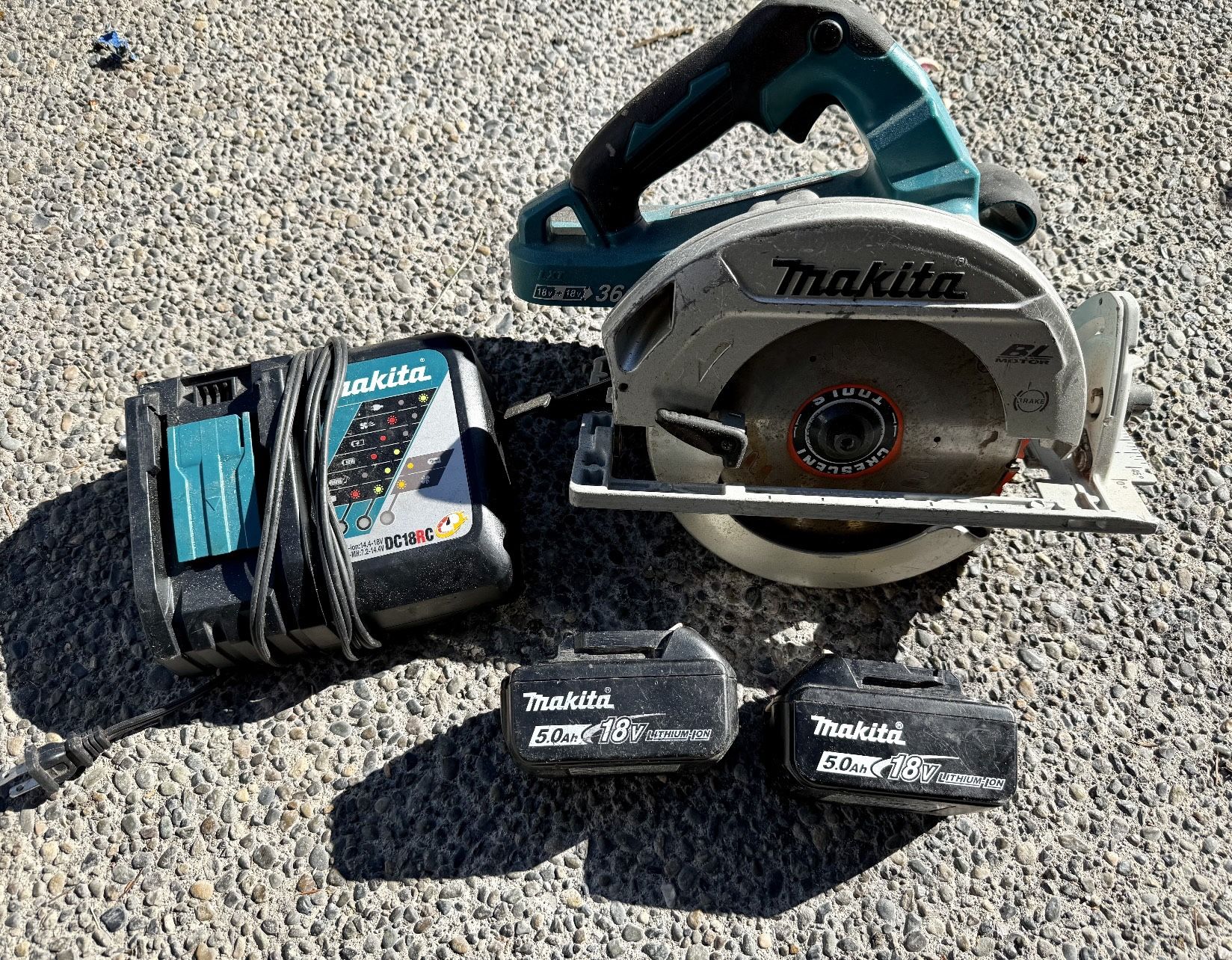Makita 36v Circular Skilsaw 7-1/4”