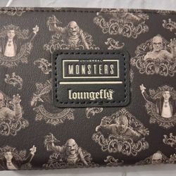 Loungefly Universal Monsters Sepia Mini Zipper Wallet