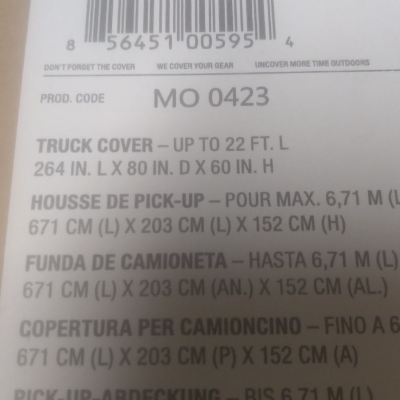 NEW Crew Cab Truck Cover