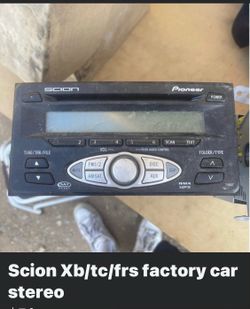 Scion Xb/tc/frs/xd stock radio