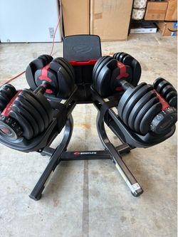 Bowflex SelectTech 552s with the stand Excellent Working Condition