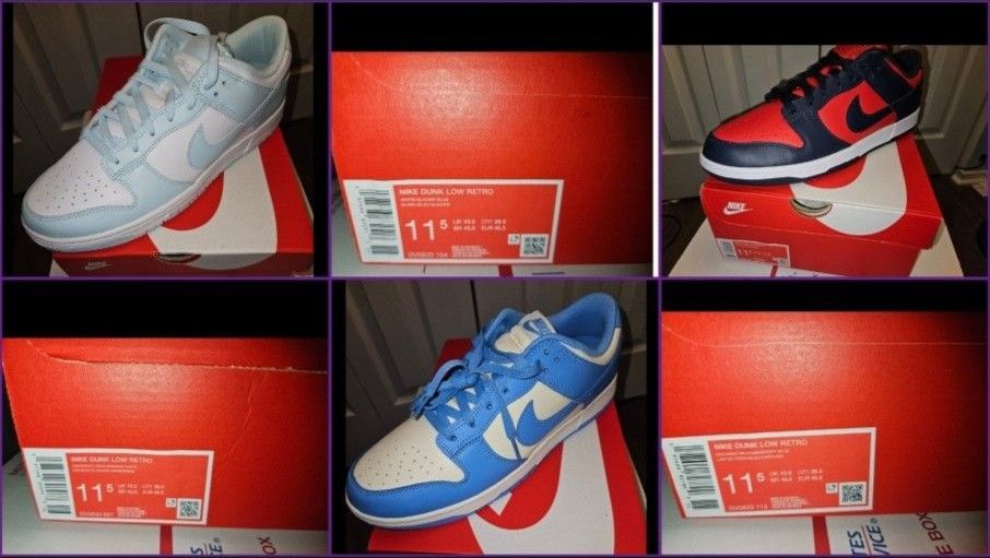 3 Pair Of Nike Dunks (BRAND NEW) $240 FIRM FOR ALL 3.