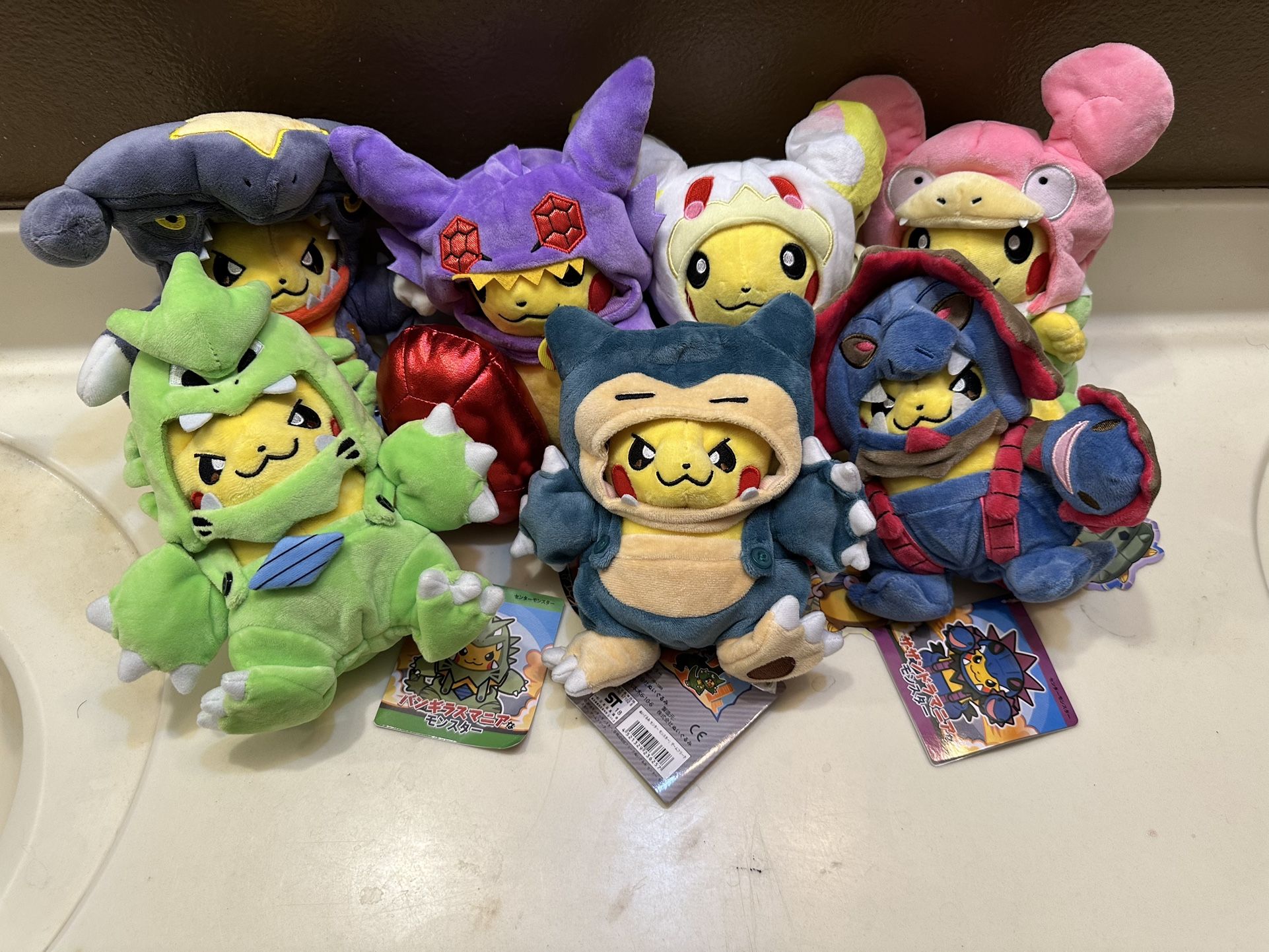 New Pikachu In Ponchos Pokemon Plushies