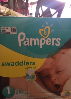 Pampers swaddlers big box