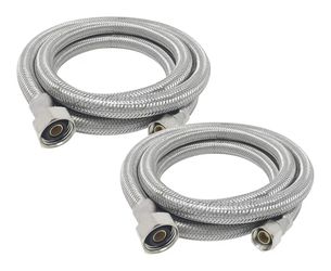 [2-Pack] PROCURU 36" (3Ft) x 3/8" Comp x 1/2" FIP Faucet Hose Connector