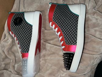 Christian Louboutin Spiked High-Top Sneakers