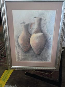 Stephen Gillberry 3 Pots Oil painting