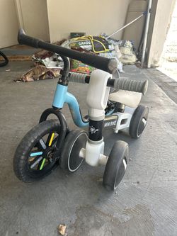 Two toddler bikes