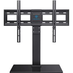 Universal Swivel TV Stand Legs for 37-75 inch TVs, Height Adjustable Tabletop Mount Holds up to 99lbs, Television Table TV Stands for Livingroom & Bed