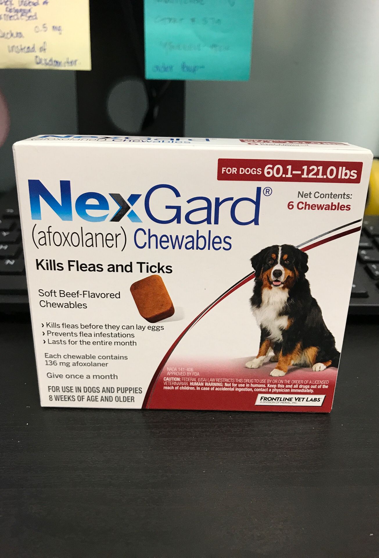 Monthly NexGard for Dogs 60.1-120lbs