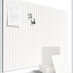 Large Felt Bulletin Board 48" x 36" Cork Board Alternative-12 Pack with 70 Safe Removable Adhesive Tabs, Cork Boards for Walls Cork Board for Home Off