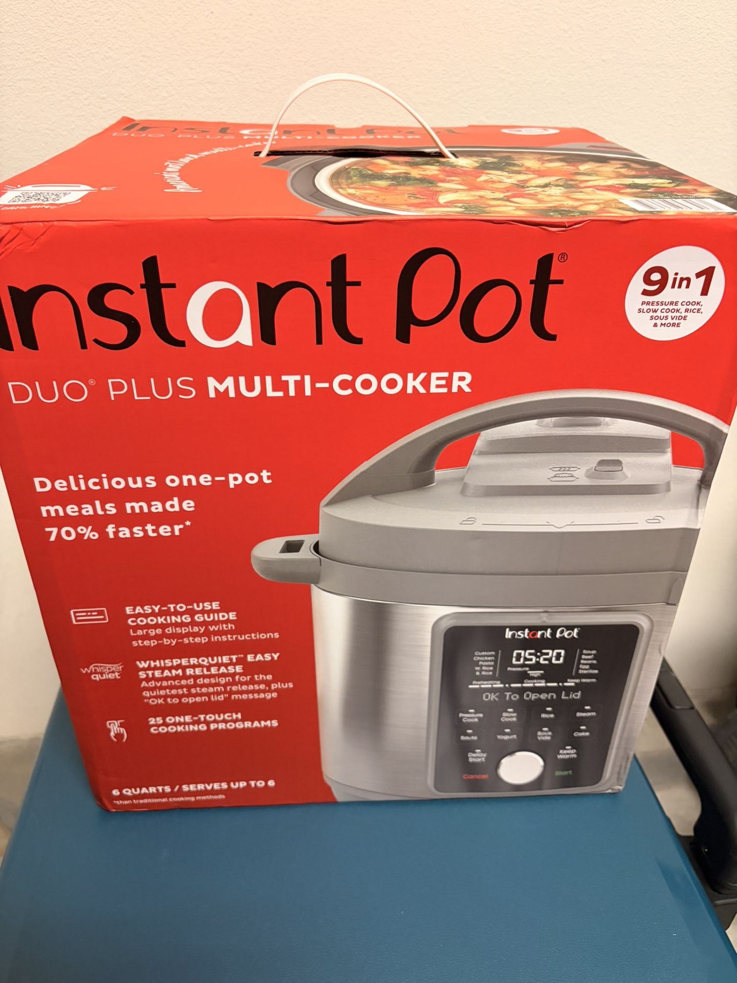 Instant Pot Multi Cooler 6 Quart Size