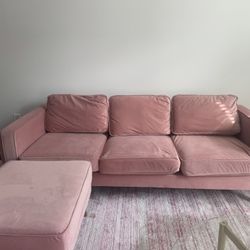 Pink Albany Park Couch 