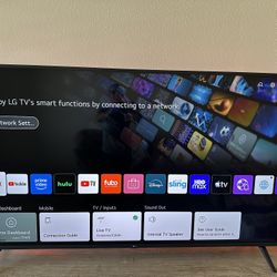 MOVING SALE – 55” LG Smart TV 