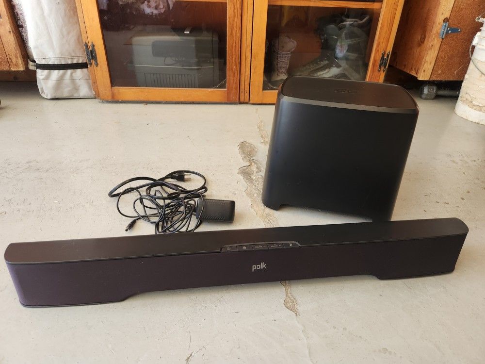 Polk Soundbar With Wireless Subwoofer