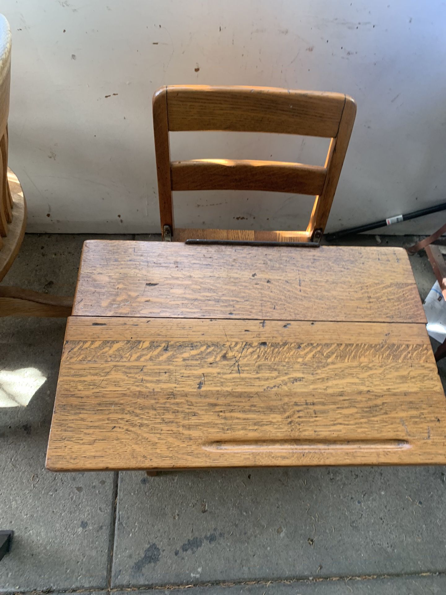 Antique Class Desk Chair