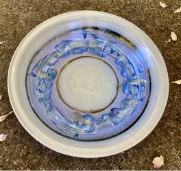 Large ceramic bowl handmade signed Zimmerman
