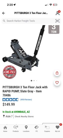 3ton floor jack