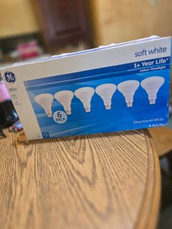6 pack ge 65 watt soft white flood light bulbs