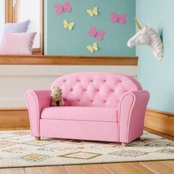 Ruggeri Kids 11.5'' Wood Club Chair Sofa / Sectional and Ottoman