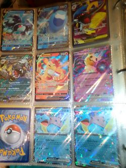 Binder full of pokemon