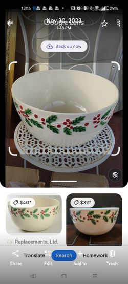 Large Sonoma Mixing Bowl Or Fruit Bowl? $8 Firm