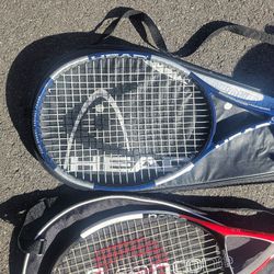 2 Tennis Racket and Tennis Balls
