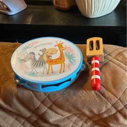 Kids Tambourines. Sold As Set 