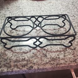 Small Dog Food Bowl Stand