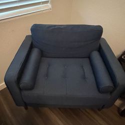 Navy Blue Arm Chair 