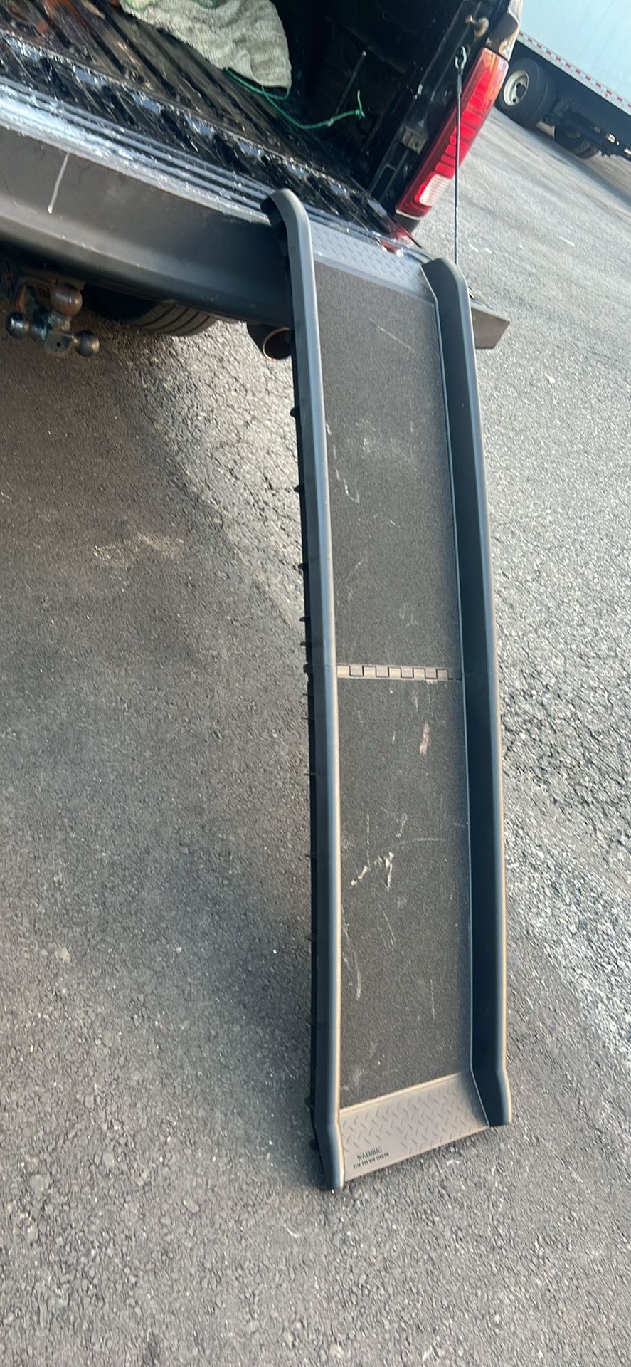 52”Lx14”w Strong, Folding Plastic Dog Ramp