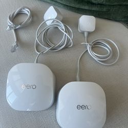 Two Eero 6 WiFi 6 Extender Routers — Like New