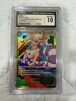 Yamato One Piece CGC 10 Secret Rare OP01-121