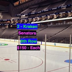 Kraken Senators Tickets 