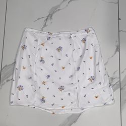 Forever 21 floral print mini skirt