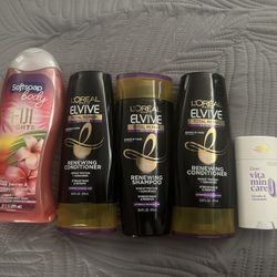 Shampoo, Conditioner, Body wash, And Deodorant Bundle-NEW