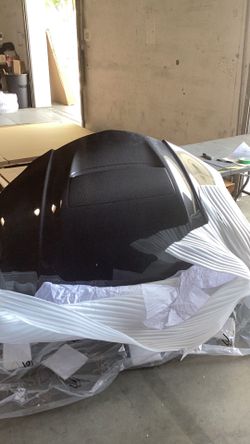 115133 2004 2008 mazda 3 4dr carbon creations m speed hood 1 piece blemished