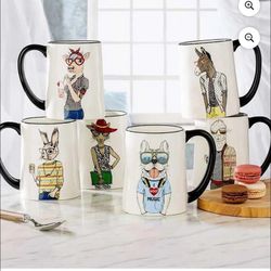 Hipster Animal Mugs