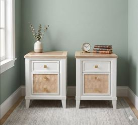 Refinished Solid Wood Nightstands