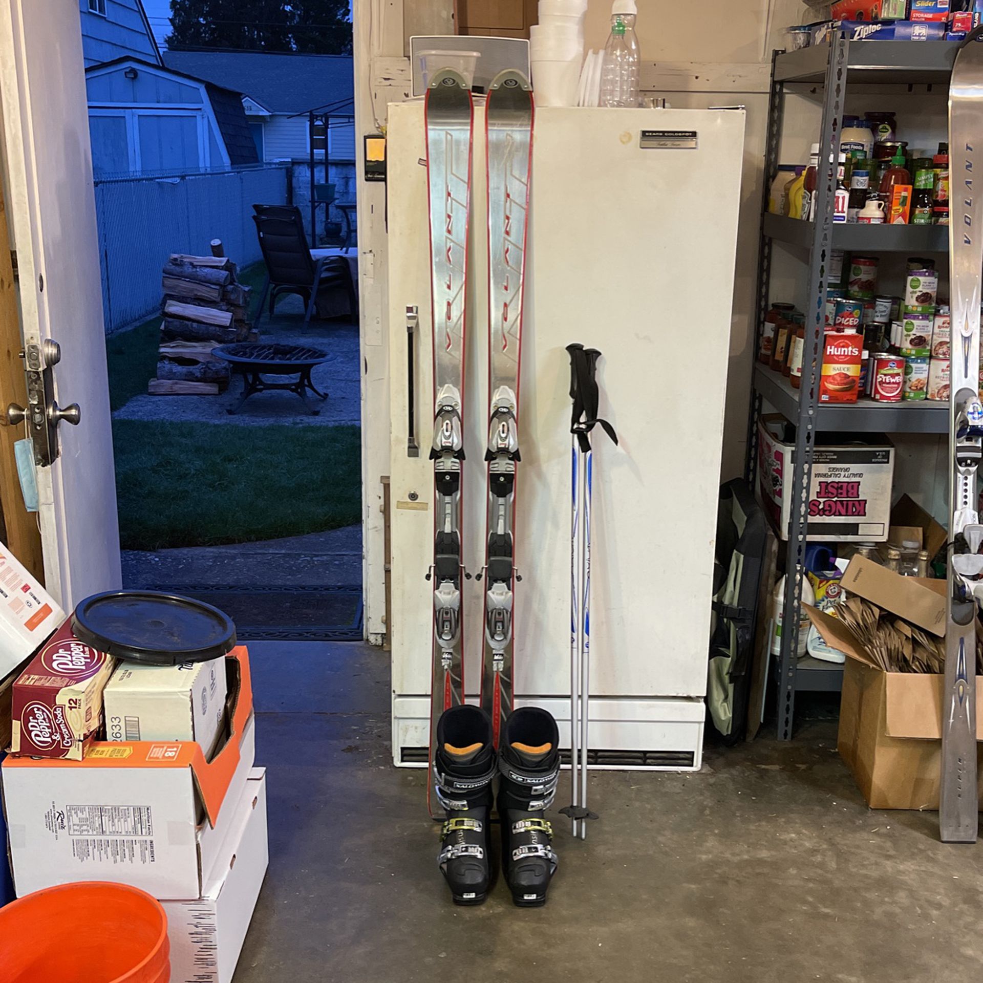 Volant/Salomon/Rossignol  Ski Pkg. 170cm 9.5 M $125