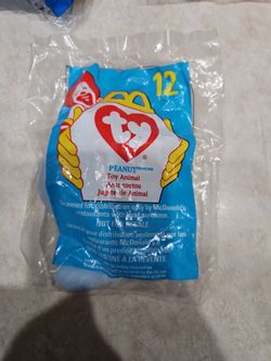 McDonald's TY Beanie Baby peanut the elephant