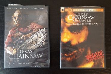 TEXAS CHAINSAW MASSACRE DVD LOT - 2 MOVIES